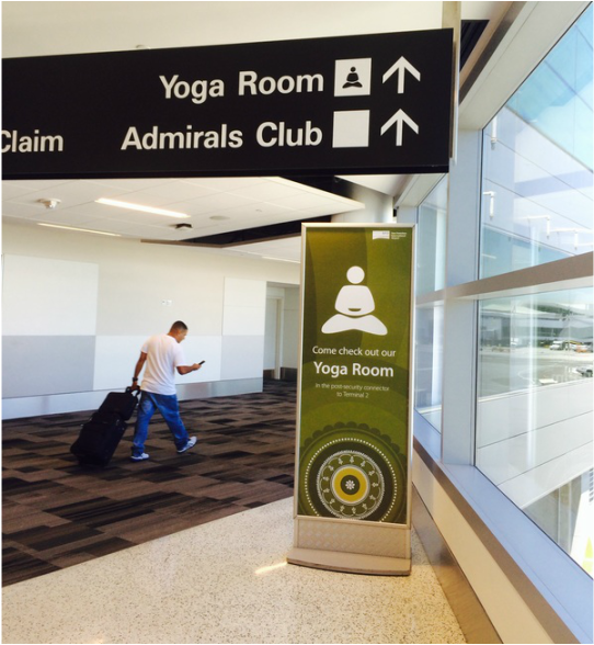 Inner Peace on the Go, Meditation Stops at Airports